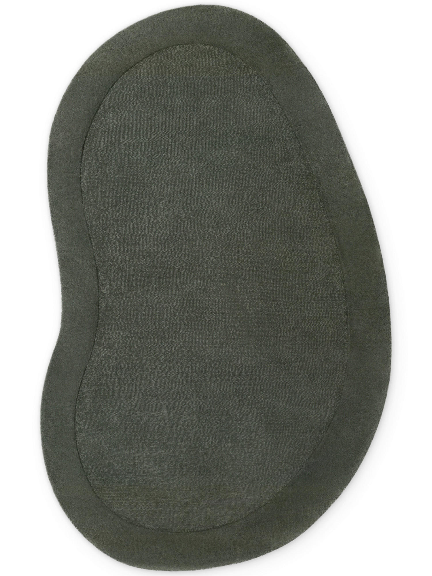 WOLLTEPPICH 125/200 cm 1812 Dunkelgrün organisch  - Dunkelgrün, Basics, Textil (125/200cm) - Villeroy & Boch
