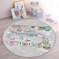 KINDERTEPPICH  Wohnzimmer 120/120 cm Multicolor rund  - Multicolor, Basics, Textil (120/120cm)