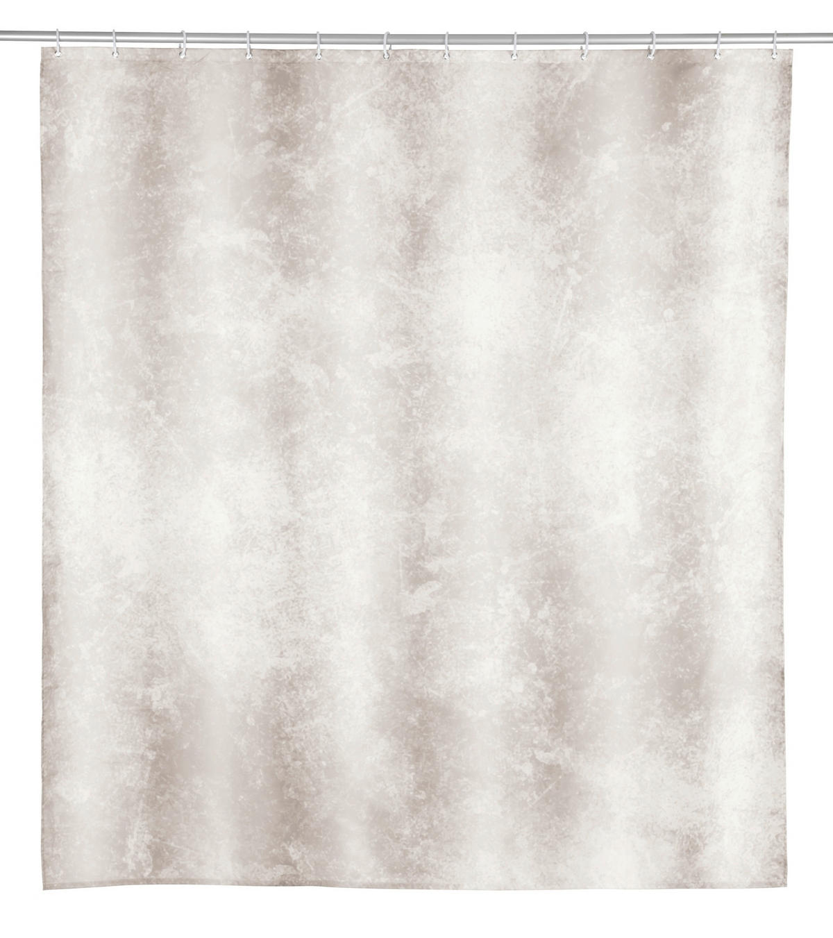 DUSCHVORHANG LONDA 180/200 cm  - Braun/Weiß, KONVENTIONELL, Kunststoff (180/200cm) - Schöner Wohnen