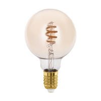 LED-LEUCHTMITTEL   E27 7 W  - Bernsteinfarben, Basics, Glas (9,5/14cm) - Eglo
