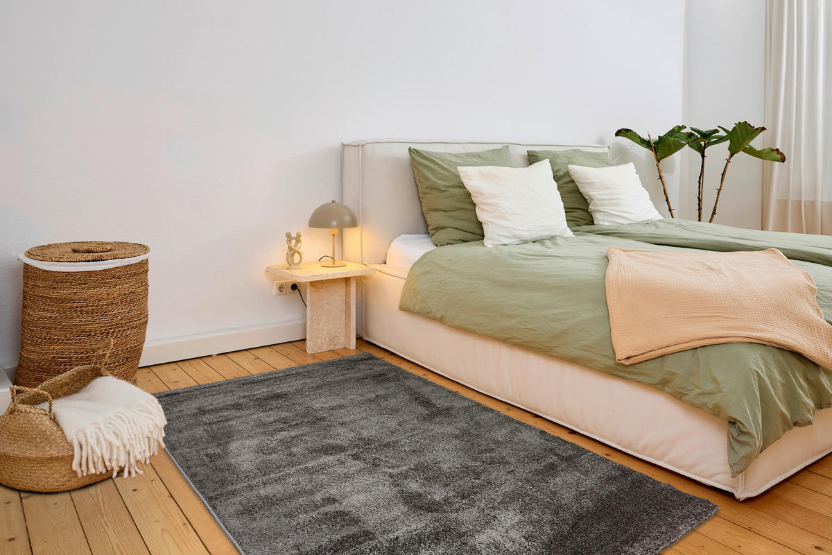 WEBTEPPICH 200/280 cm Sam Grau rechteckig  - Grau, Basics, Kunststoff (200/280cm) - Astra