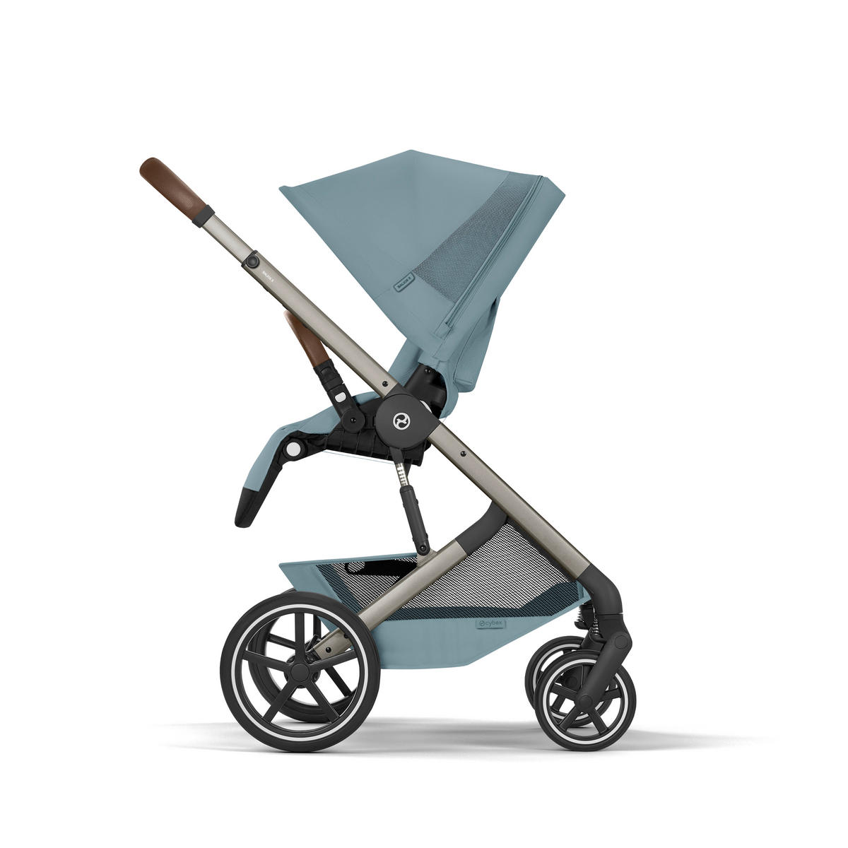 KOMBINIRANA DJEČJA KOLICA  Balios S Lux TPE inkl. Fold-Carrycot  - svijetlo plava/taupe, Basics, tekstil/metal (87/60/108cm) - cybex GOLD