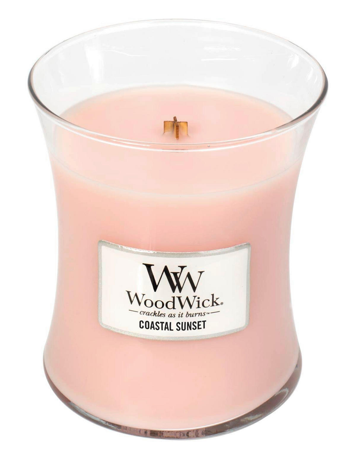 MIRISNA SVEĆA  pink  - pink, Osnovno, staklo/drvo (10/11/10cm) - WoodWick