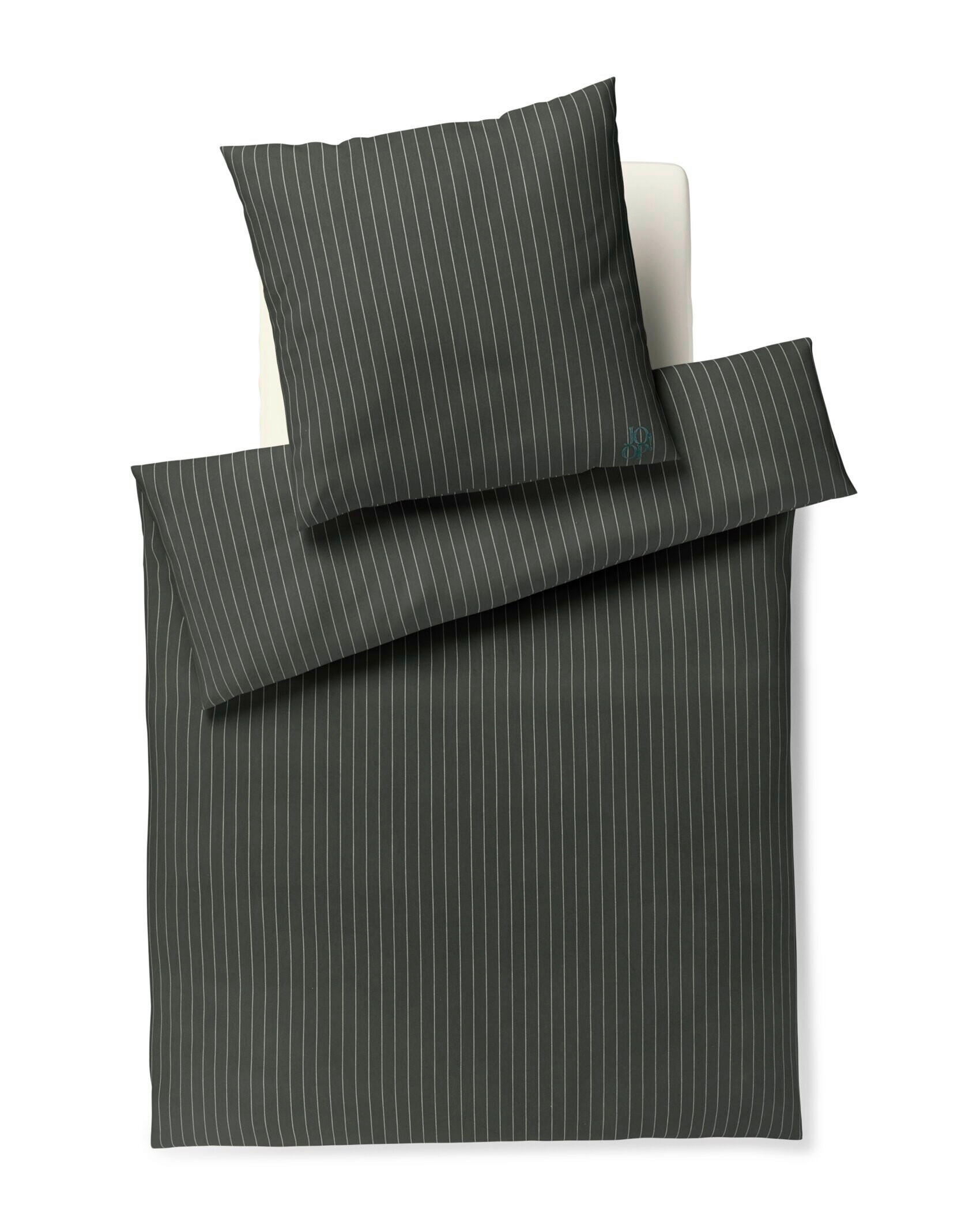 BETTWÄSCHE 2-teilig JOOP! SOFT STRIPES Jersey 135/200 cm  - Grün, Basics, Textil (135/200cm) - Joop!