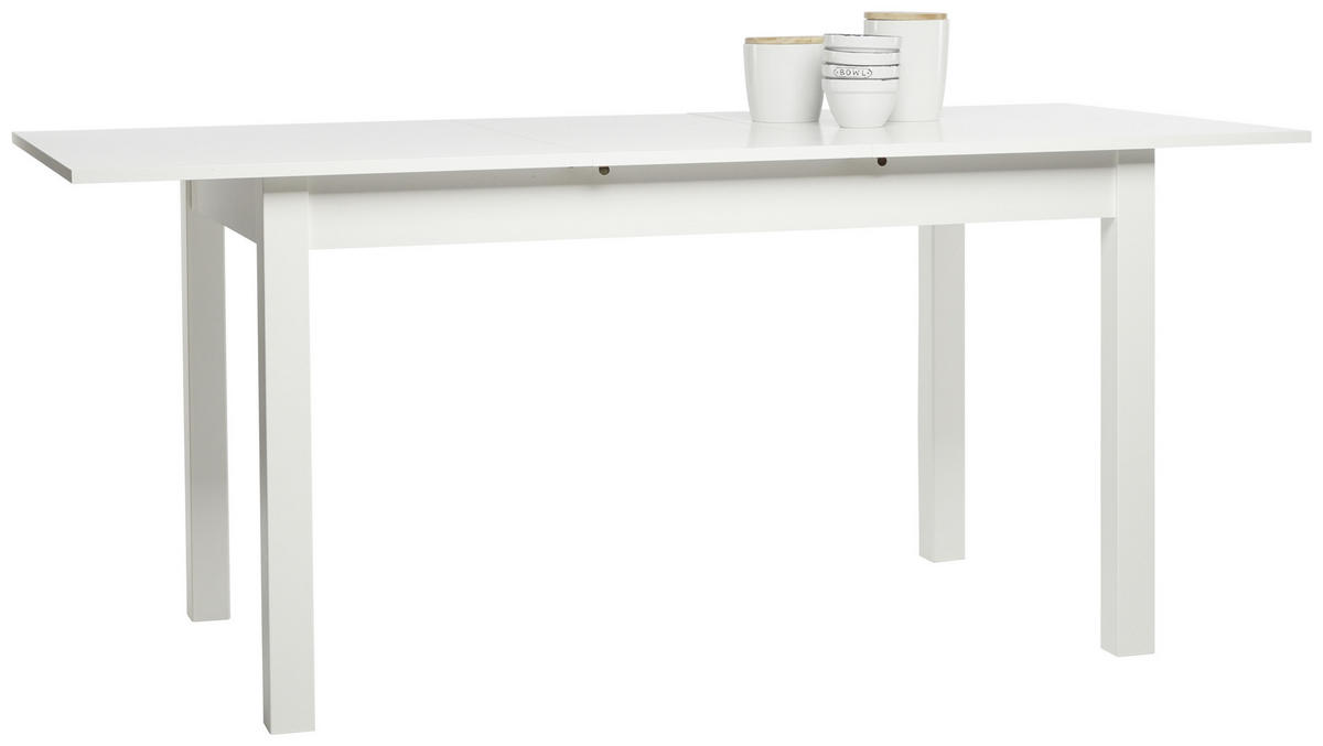 ESSTISCH in Holzwerkstoff 140/80/76,5 cm  - Weiss, Design, Holzwerkstoff (140/80/76,5cm) - MID.YOU
