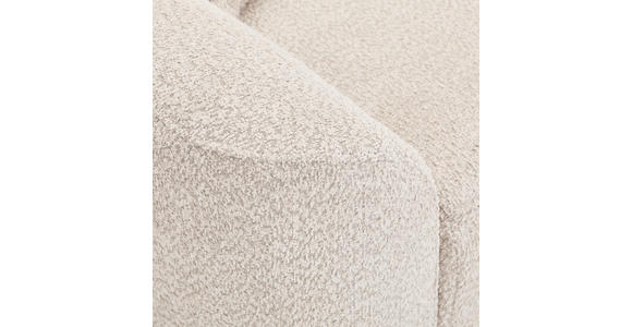 2,5-SITZER  in Chenille Elfenbein  - Elfenbein/Schwarz, KONVENTIONELL, Textil/Metall (200/84/99cm) - Carryhome