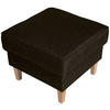 HOCKER in Textil Braun  - Buchefarben/Braun, Design, Holz/Textil (53/45/53cm) - Max Winzer