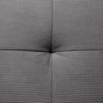 ECKSOFA in Feincord Anthrazit  280/205 cm  - Anthrazit/Schwarz, Design, Textil/Metall (280/205cm) - Xora