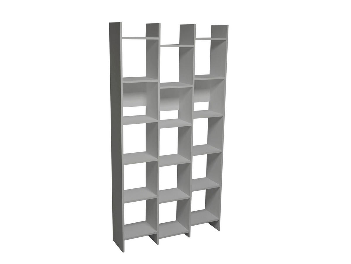 Etajeră, 96.1/186/25 cm, alb,  - alb, Modern, material pe bază de lemn (96.1/186/25cm) - Ti'me