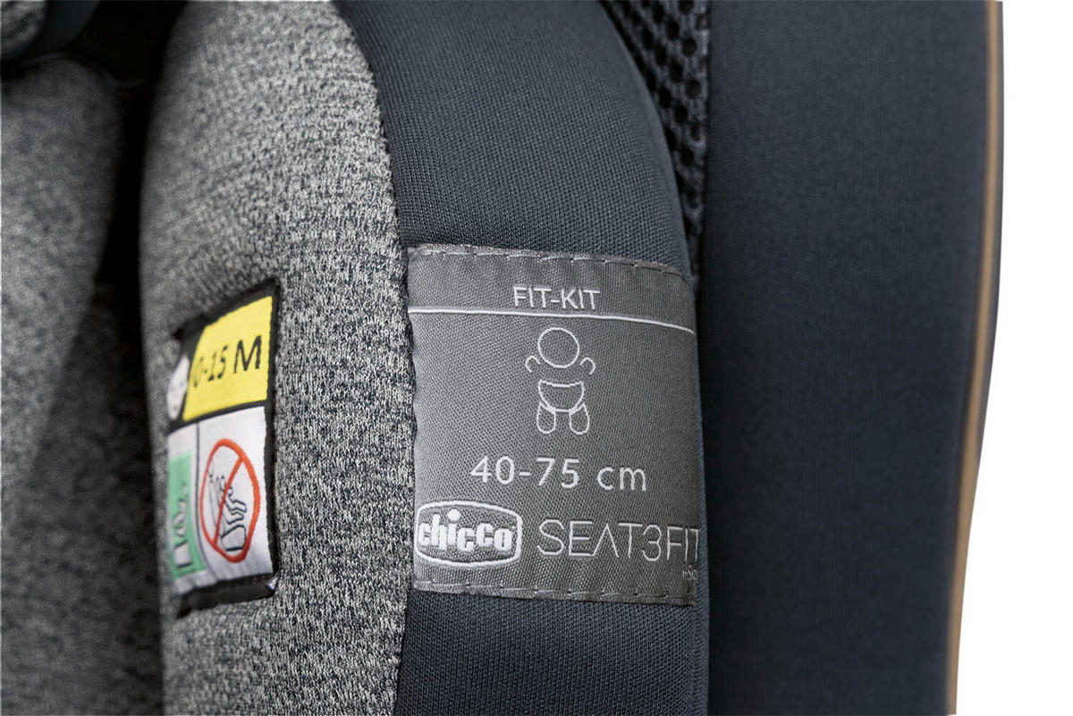 KINDERAUTOSITZ SEAT3FIT AIR   - Graphitfarben, Basics (49/44/61cm) - Chicco