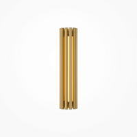 WANDLEUCHTE - Messingfarben/Goldfarben, Trend, Kunststoff/Metall (8,1/36cm) - MAYTONI