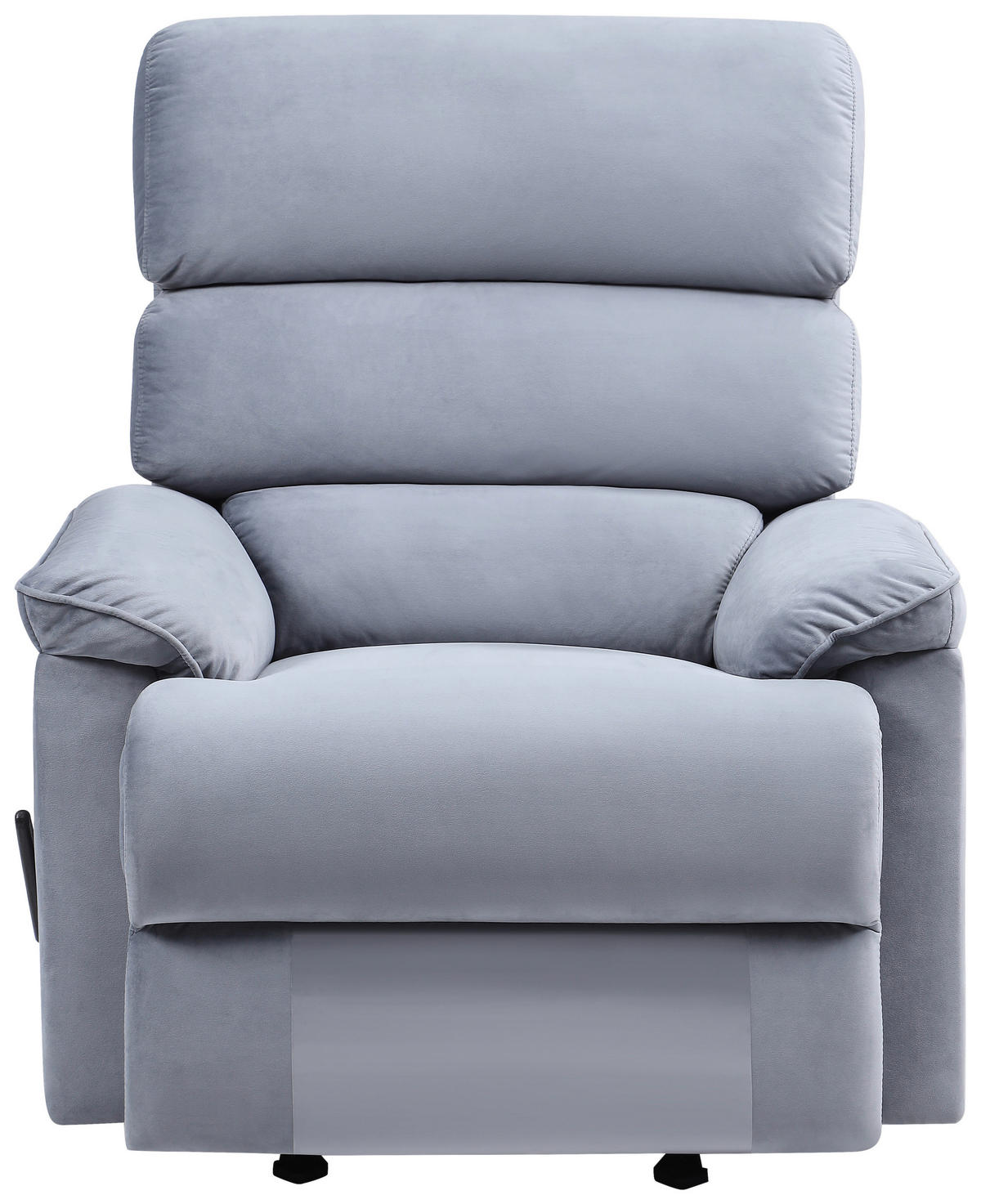 SCHAUKELSTUHL in Samt Blau  - Blau/Schwarz, MODERN, Textil/Metall (90/105/100cm) - MID.YOU
