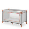 REISEBETT Dream N Play Plus   - Greige/Koralle, Basics, Kunststoff/Textil (65/76/125cm) - Hauck