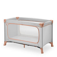 REISEBETT Dream N Play Plus   - Greige/Koralle, Basics, Kunststoff/Textil (65/76/125cm) - Hauck
