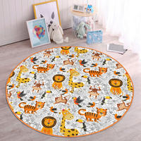 KINDERTEPPICH  Wohnzimmer 120/120 cm rund  - Basics (120/120cm)