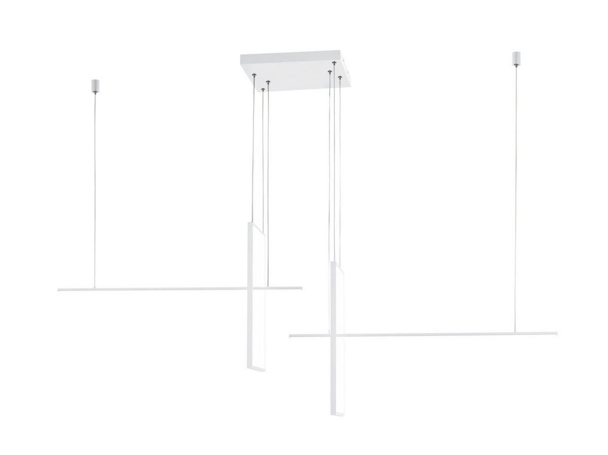 VISEČA LED-SVETILKA   52 W//2000-4000 K/230 V/ - bela, Design, kovina (200/150/39cm) - Cinque