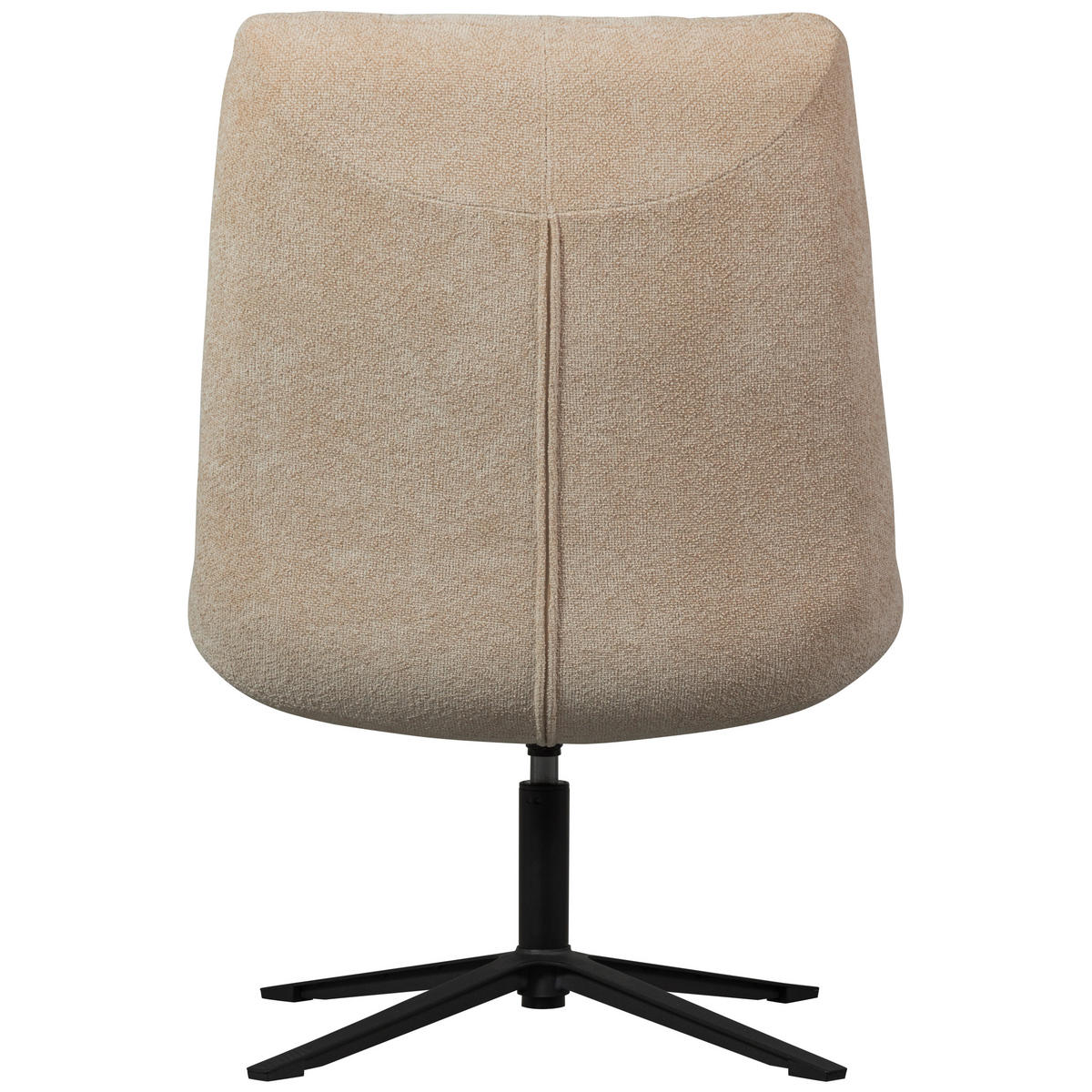 SESSEL in Bouclé Sandfarben  - Sandfarben/Schwarz, Design, Textil/Metall (70/101/85cm) - Livetastic