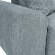 ECKSOFA  in Flachgewebe Dunkelgrau  - Dunkelgrau/Schwarz, KONVENTIONELL, Textil/Metall (295/180cm) - Carryhome