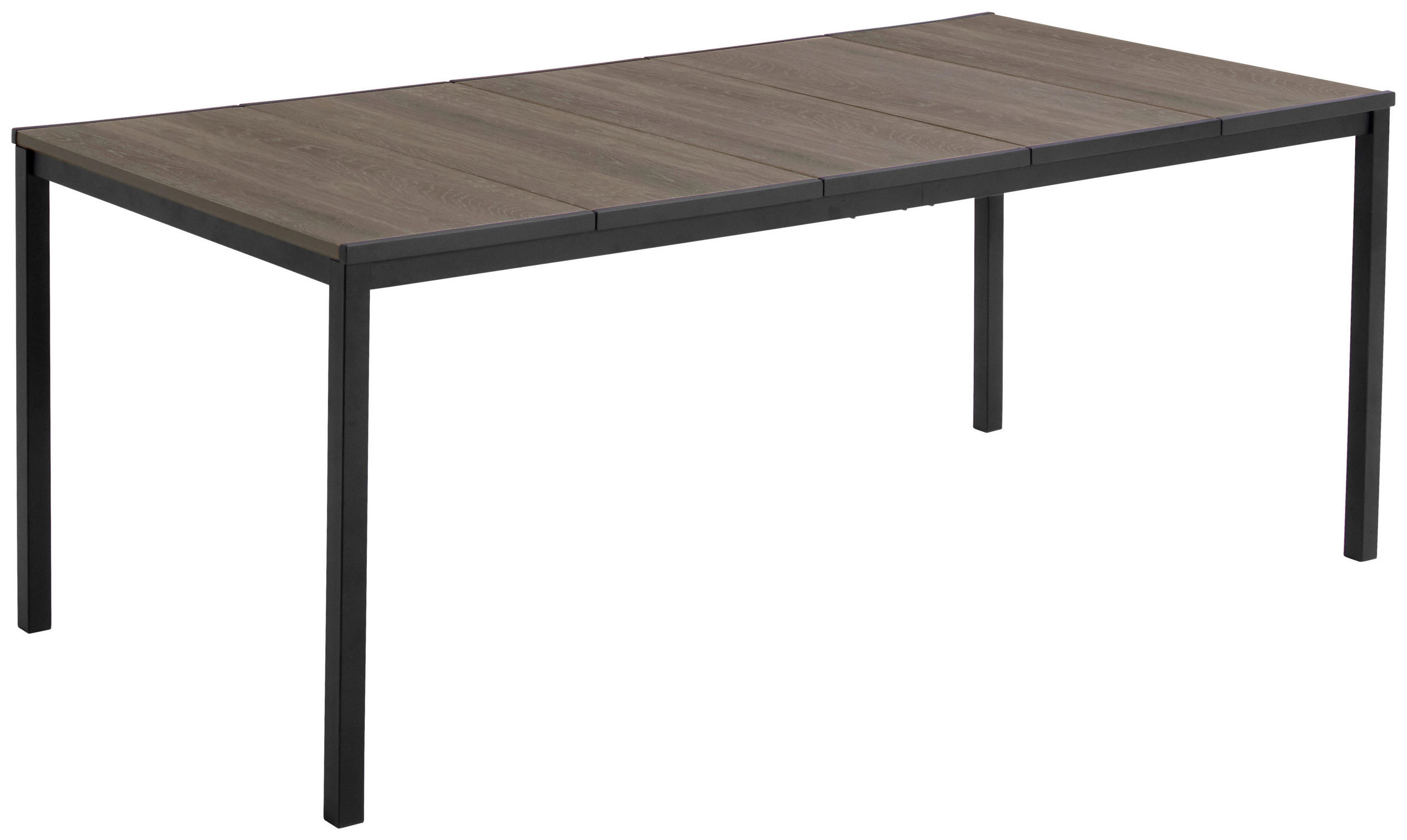 Resol Gartentisch 140x90 Cm – Anthrazit, Rechteckig, Aus Polypropylen, Mit UV-Schutz