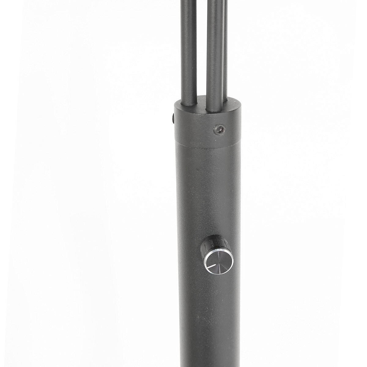 STEHLEUCHTE SPARKLED LIGHT 30/180/75 cm  - Schwarz/Braun, Trend, Naturmaterialien/Metall (30/180/75cm)