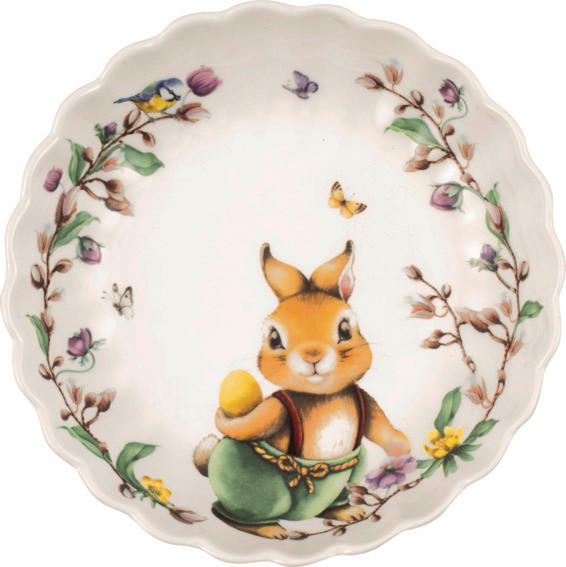 OKRASNA SKLEDA         15,9/15,9/3,8 cm     - večbarvno, Basics, keramika (15,9/15,9/3,8cm)