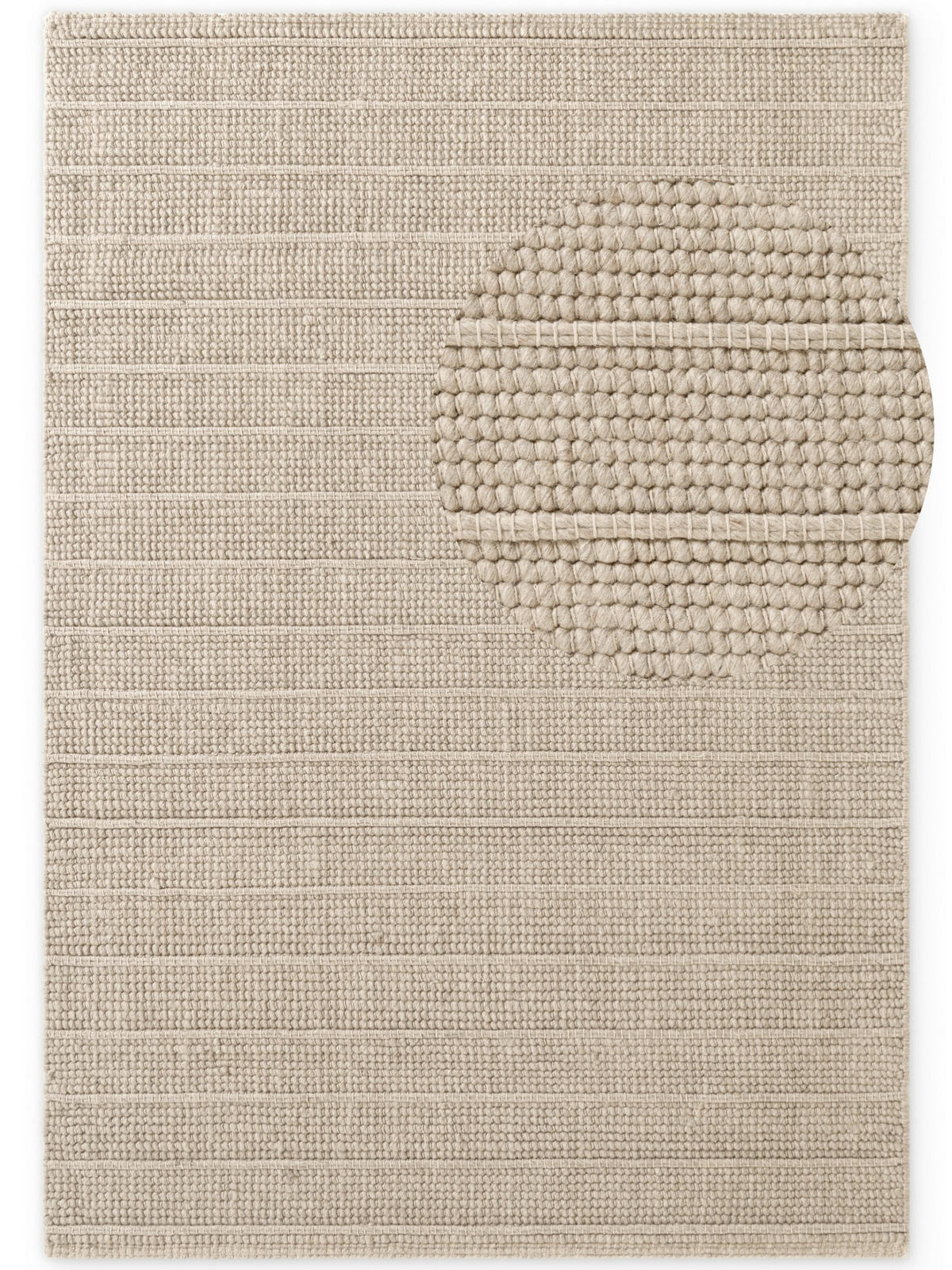 WOLLTEPPICH 80/150 cm Camden Beige rechteckig  - Beige, Basics, Textil (80/150cm) - Ted Baker