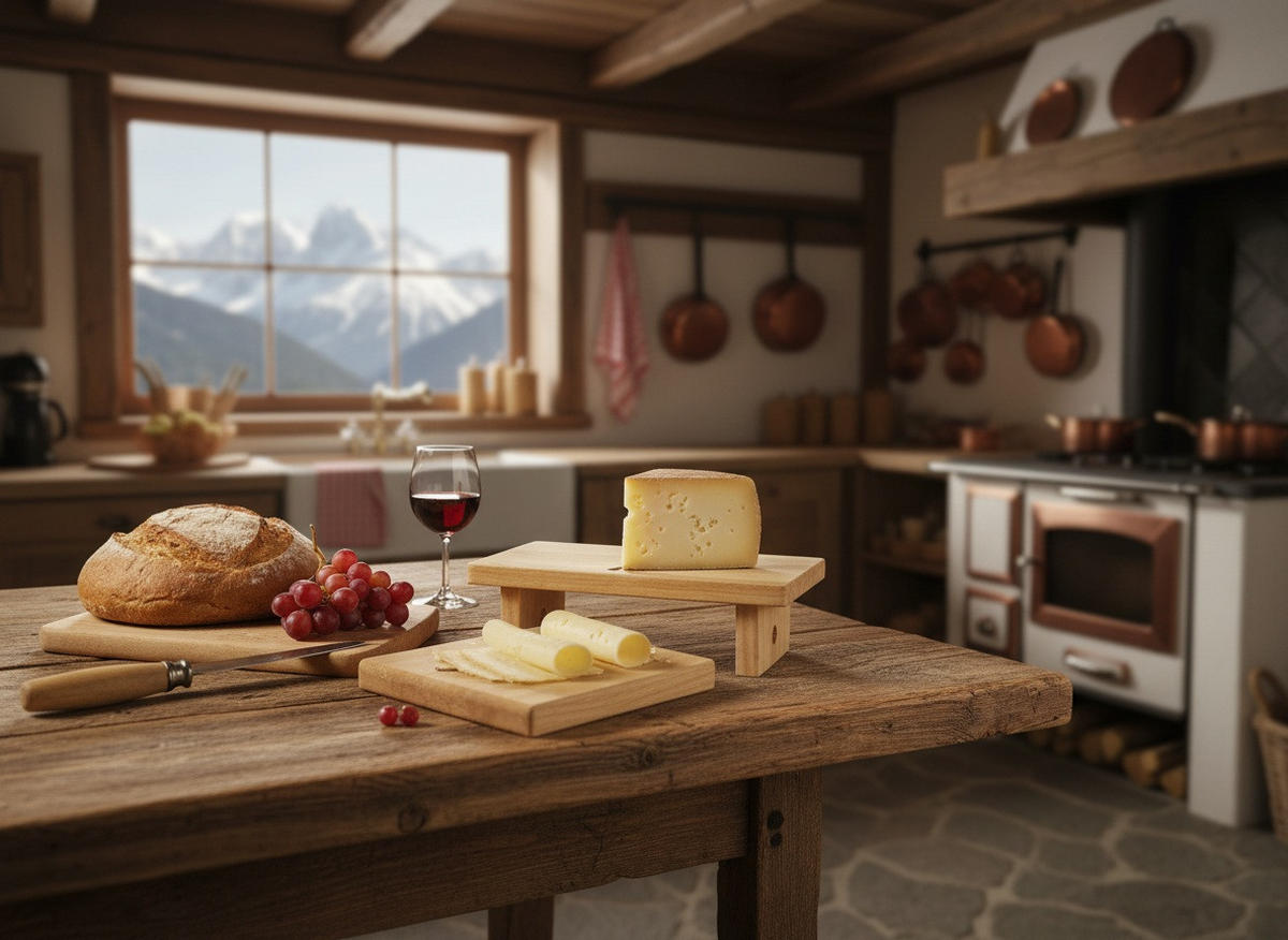 KÄSEHOBEL - Hellbraun, Basics, Holz/Metall (35,00/16,00/14,50cm) - Heidi Cheese Line