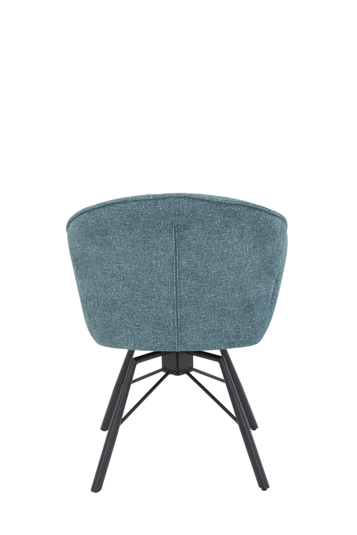 ARMLEHNSTUHL-SET 2 Stück  in Stahl Bouclé  - Salbeigrün/Schwarz, MODERN, Textil/Metall (62/83/66cm) - MID.YOU