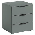 NACHTKÄSTCHEN 45/51/40 cm  in Salbeigrün  - Salbeigrün/Schwarz, Basics, Holzwerkstoff/Kunststoff (45/51/40cm) - Carryhome