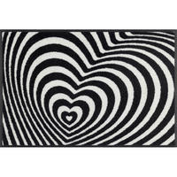 COVORAȘ DE INTRARE 50/75 cm  - alb/negru, Konventionell, plastic (50/75cm) - wash+dry