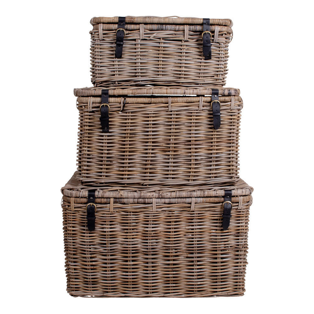 KORBSET - Naturfarben, Basics, Naturmaterialien (81/48/51cm)