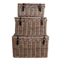 KORBSET  - Naturfarben, Basics, Naturmaterialien (81/48/51cm)