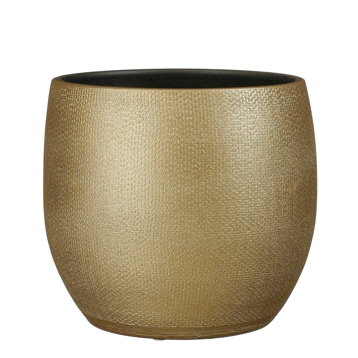 KVĚTINÁČ keramika, 26.5/27 cm - barvy zlata, Basics, keramika (26.5/27cm)