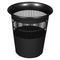 PAPIERKORB 11,5 l  Kunststoff  - Schwarz, Basics, Kunststoff (29/31cm)