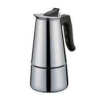 ESPRESSOKOCHER  - Silberfarben, Basics, Kunststoff/Metall (8,5/16,5cm) - Cilio