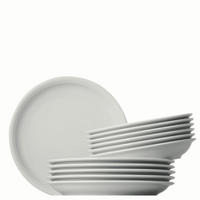 TAFELSERVICE Weiß Trend weiß 12-teilig  - Weiß, Basics, Keramik (31,6/28,2/31,6cm) - Thomas