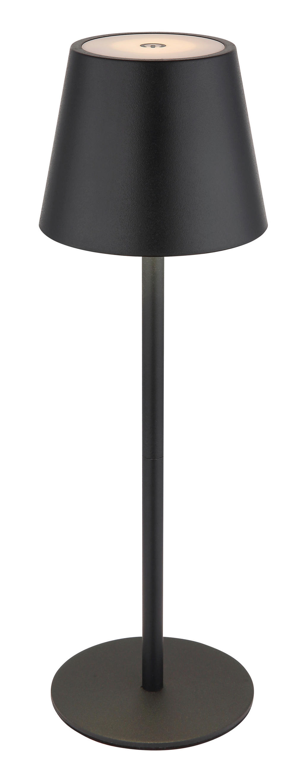 LED-TISCHLEUCHTE 11,5/36 cm   - Schwarz, Design, Kunststoff/Metall (11,5/36cm) - Globo