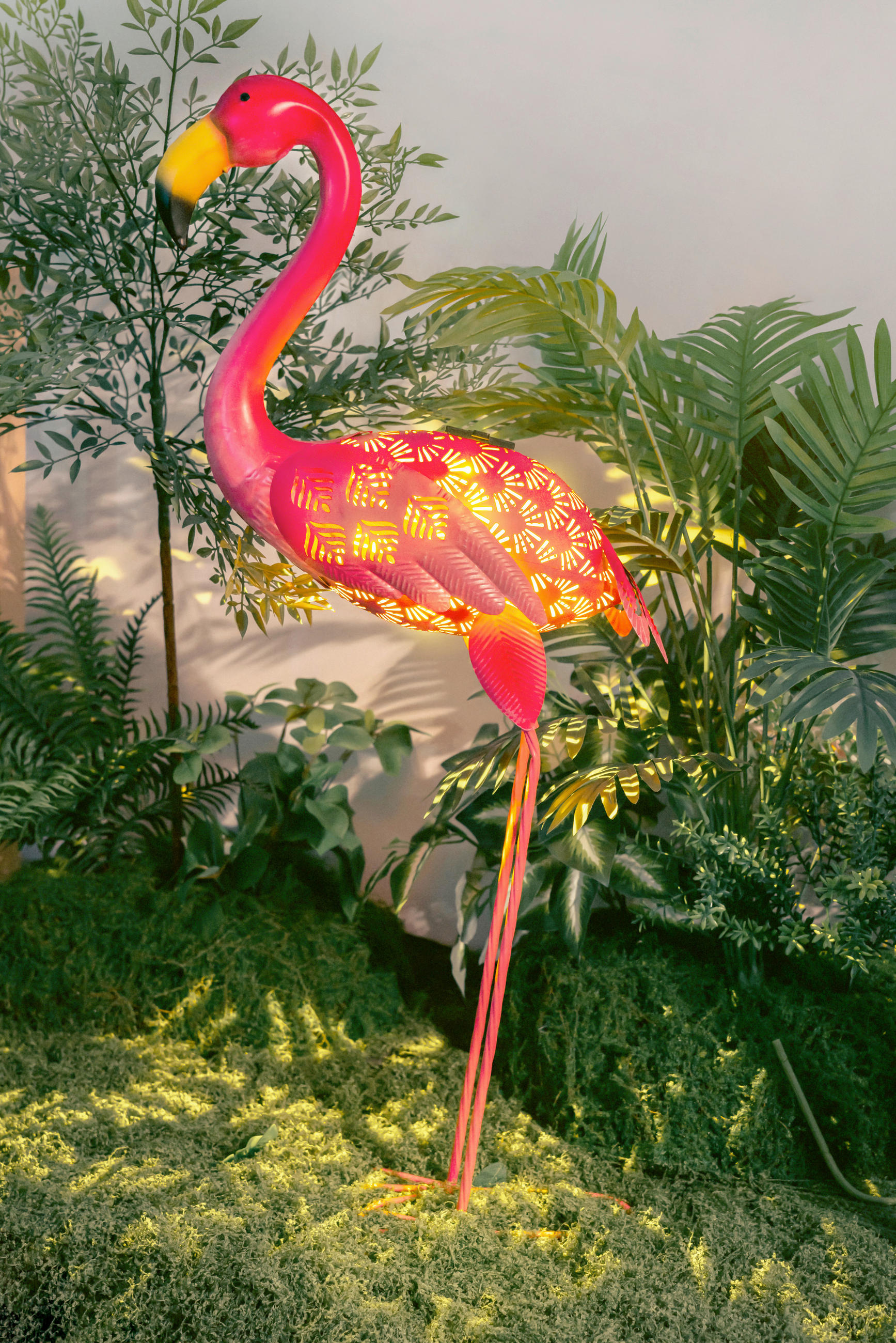 SOLÁRNÍ SVÍTIDLO,  - pink, Trend, kov/plast (85cm) - Ambia Garden