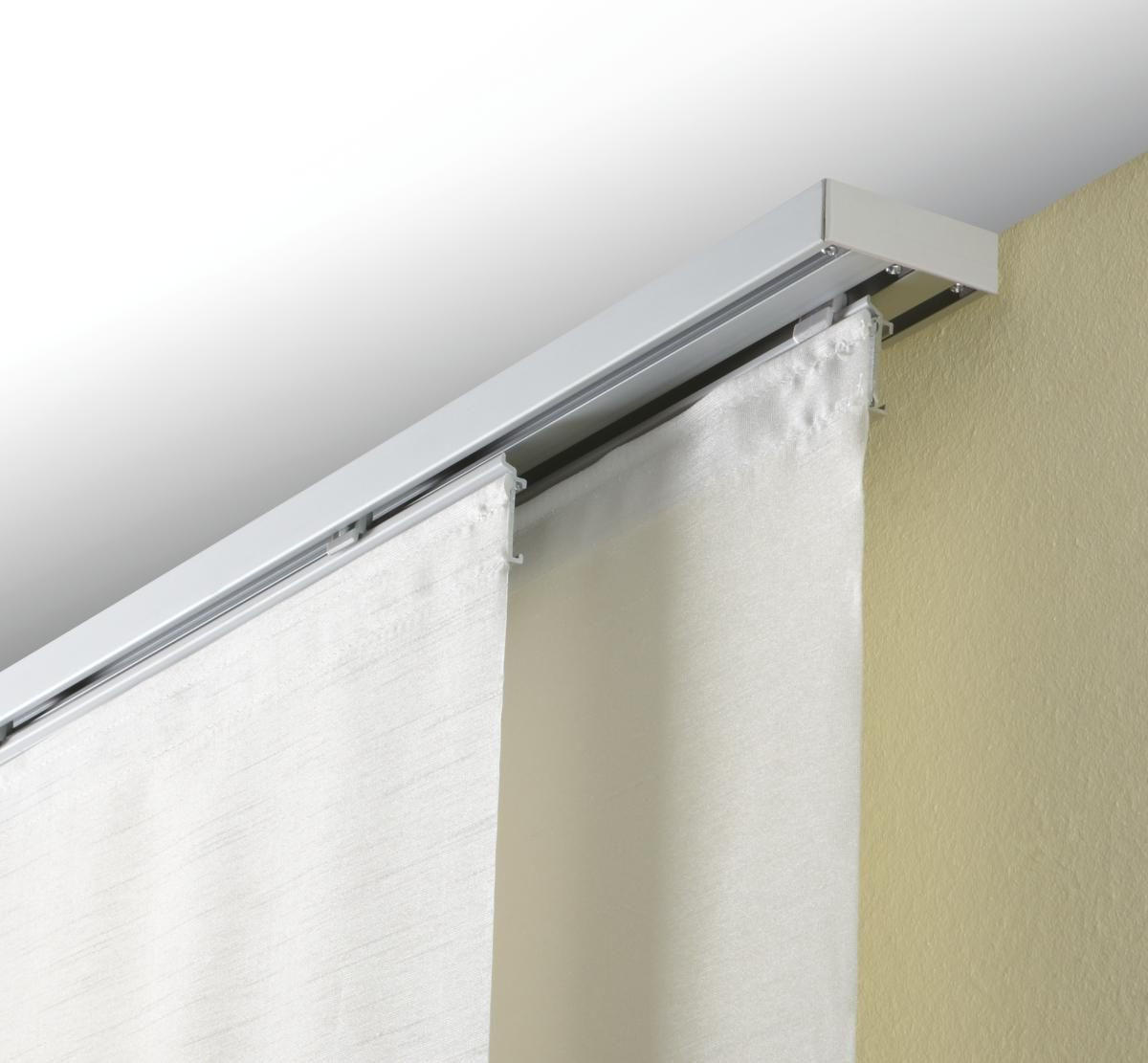 FLÄCHENVORHANGSCHIENE 160 cm  - Silberfarben, Basics, Metall (160cm) - Homeware