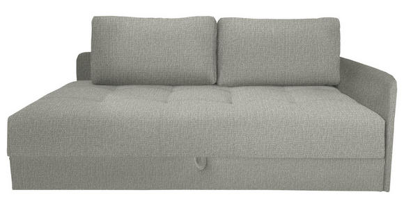 LIEGE in Velours Greige - Greige/Schwarz, KONVENTIONELL, Kunststoff/Textil (205/80/125cm) - Xora