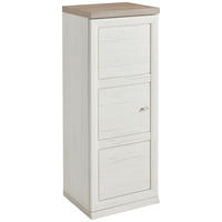 ORMAR ZA DOKUMENTE  siva, bijela  - bijela/siva, Moderno, drvni materijal (50,6/131,6/43cm) - Hom`in