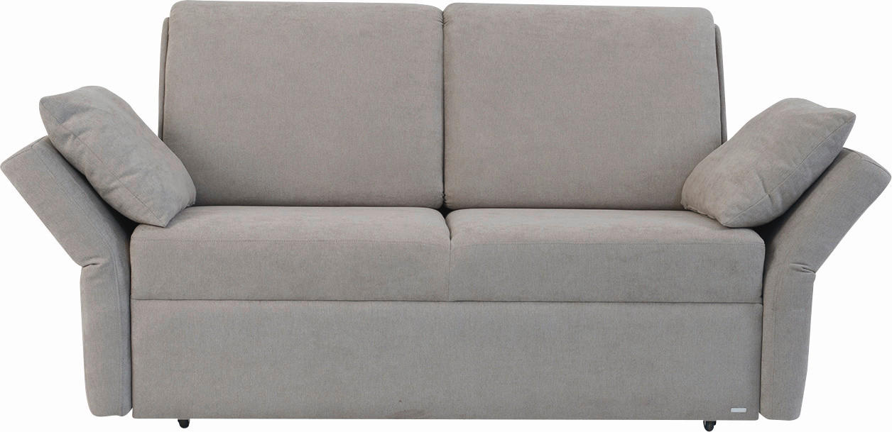 SCHLAFSOFA Chenille Grau  - Schwarz/Grau, KONVENTIONELL, Kunststoff/Textil (150/88/91cm) - Sedda