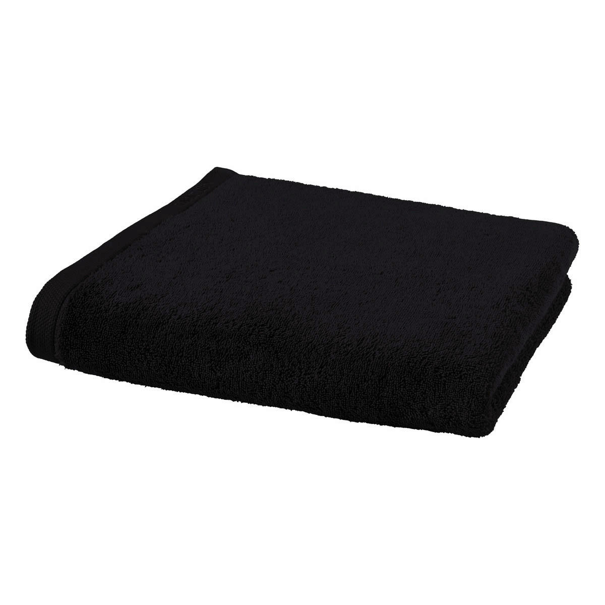 DUSCHTUCH London 70/130 cm  - Schwarz, Basics, Textil (70/130cm) - Aquanova
