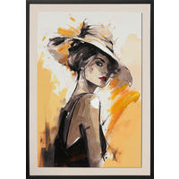 ART PRINT 50/70 cm  - multicolor/negru, Trend, plastic/textil (50/70cm) - Monee