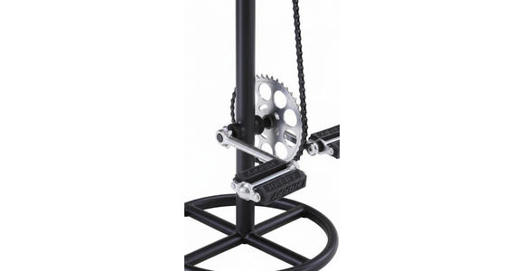 BARHOCKER Echtleder Braun, Schwarz Eisen  - Schwarz/Braun, LIFESTYLE, Leder/Metall (41/77/41cm) - Landscape