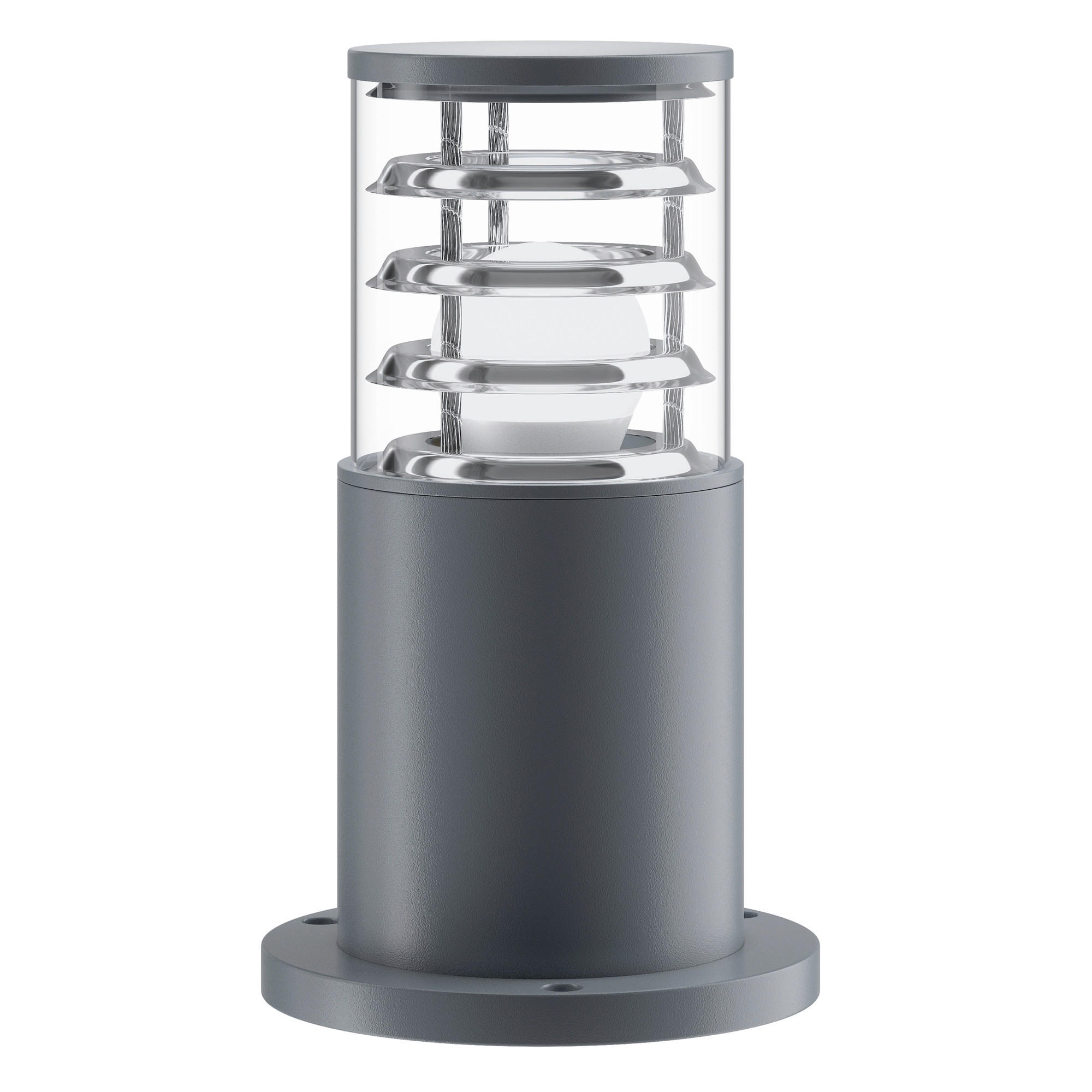 WEGELEUCHTE Outdoor 10.8/25 cm   - Grau, Trend, Metall (10.8/25cm) - MAYTONI