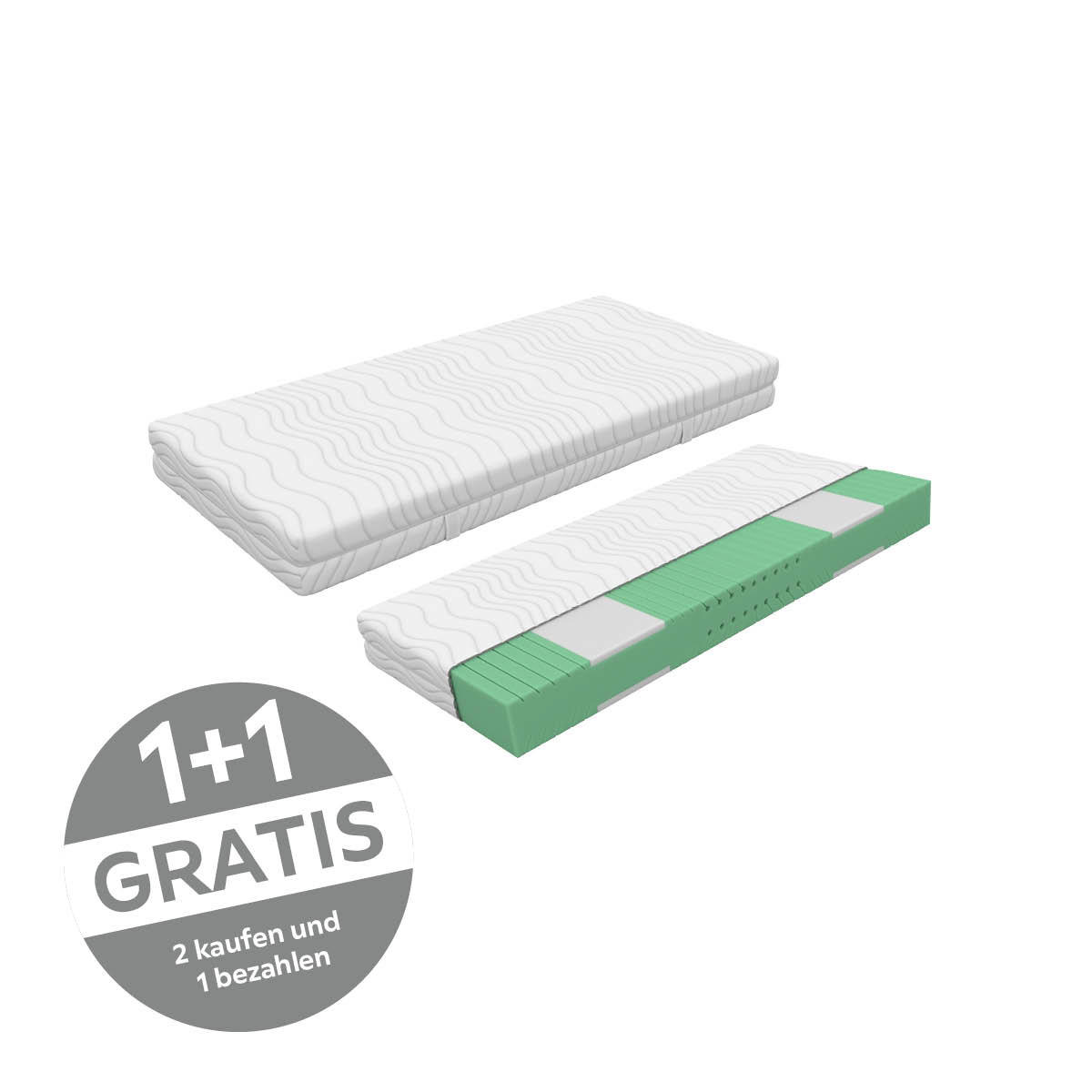 Komfortschaummatratze Nizza 90x200 Cm H3 H: 21 Cm