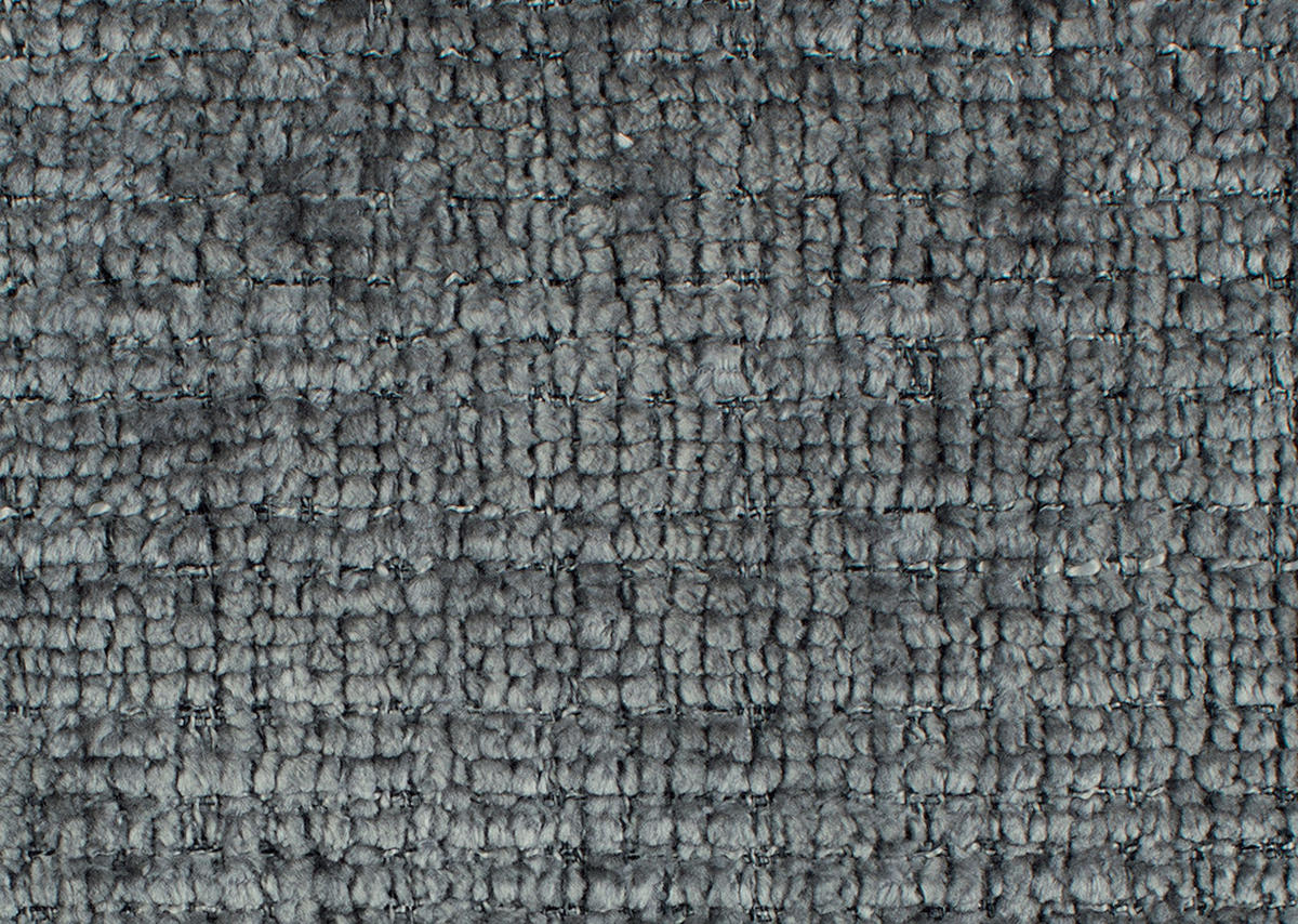 ECKSOFA Dunkelgrau Chenille Zierkissen, Rückenkissen, Rücken echt  - Dunkelgrau/Schwarz, MODERN, Kunststoff/Textil (276/188cm) - Milino