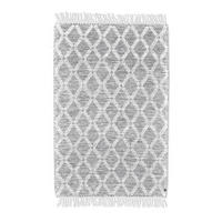 HANDWEBTEPPICH 65/135 cm Colored Macrame one Grau, Weiß  - Weiß/Grau, KONVENTIONELL, Textil (65/135cm) - Tom Tailor