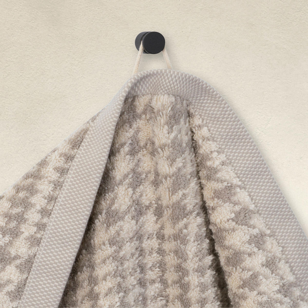 HANDTUCH BROOKLYN Beige  - Beige, Basics, Textil (50/100cm) - Moeve